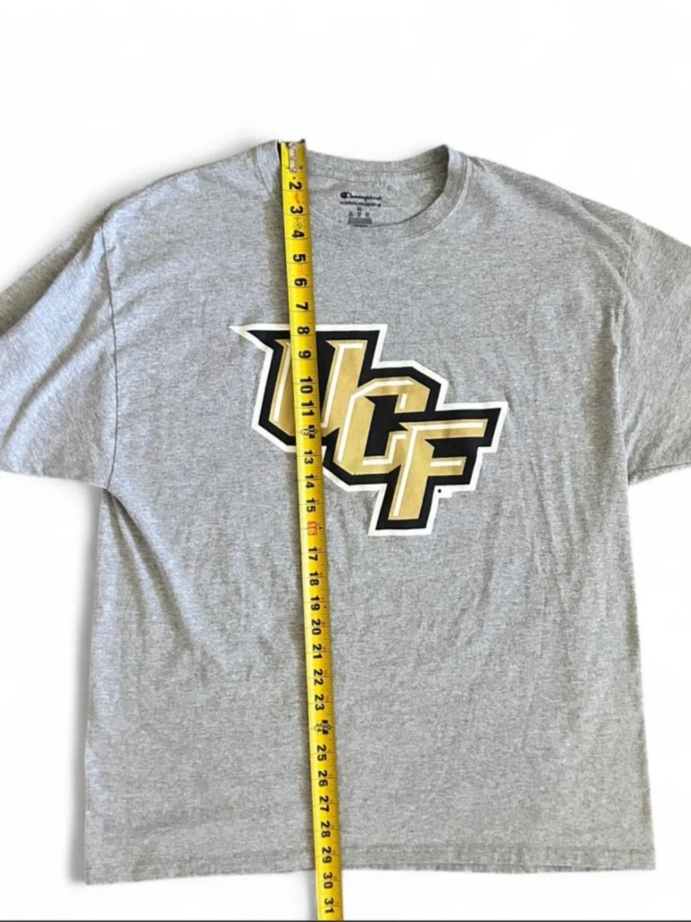 Champion Gray UCF Logo Short-Sleeve Tee Men’s Size XL - Picture 2 of 5